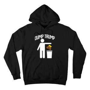 Dump Trump Trump Is Trash Anti Trump Hoodie