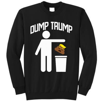 Dump Trump Trump Is Trash Anti Trump Sweatshirt