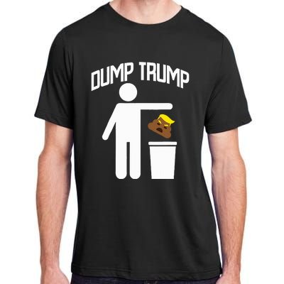 Dump Trump Trump Is Trash Anti Trump Adult ChromaSoft Performance T-Shirt