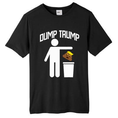 Dump Trump Trump Is Trash Anti Trump Tall Fusion ChromaSoft Performance T-Shirt