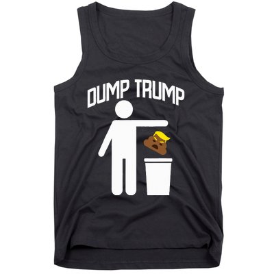 Dump Trump Trump Is Trash Anti Trump Tank Top