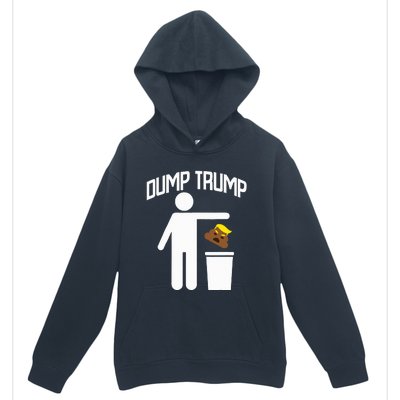 Dump Trump Trump Is Trash Anti Trump Urban Pullover Hoodie