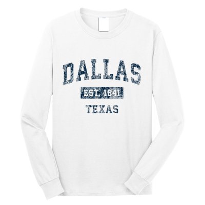 Dallas Texas Tx Vintage Long Sleeve Shirt