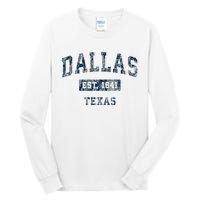 Dallas Texas Tx Vintage Tall Long Sleeve T-Shirt