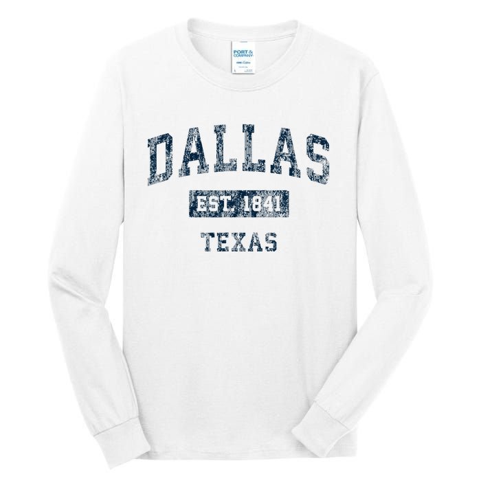 Dallas Texas Tx Vintage Tall Long Sleeve T-Shirt