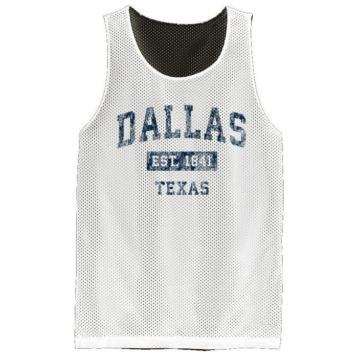 Dallas Texas Tx Vintage Mesh Reversible Basketball Jersey Tank