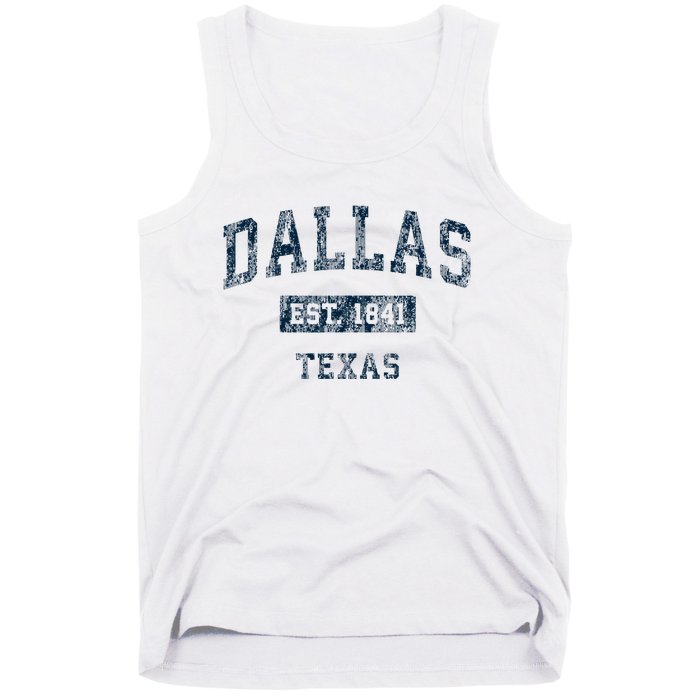 Dallas Texas Tx Vintage Tank Top