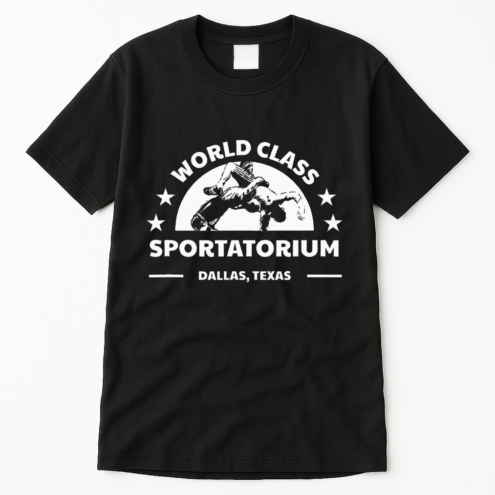 Dallas Tx Texas Wrestling World Class Sportatorium Tall T-Shirt