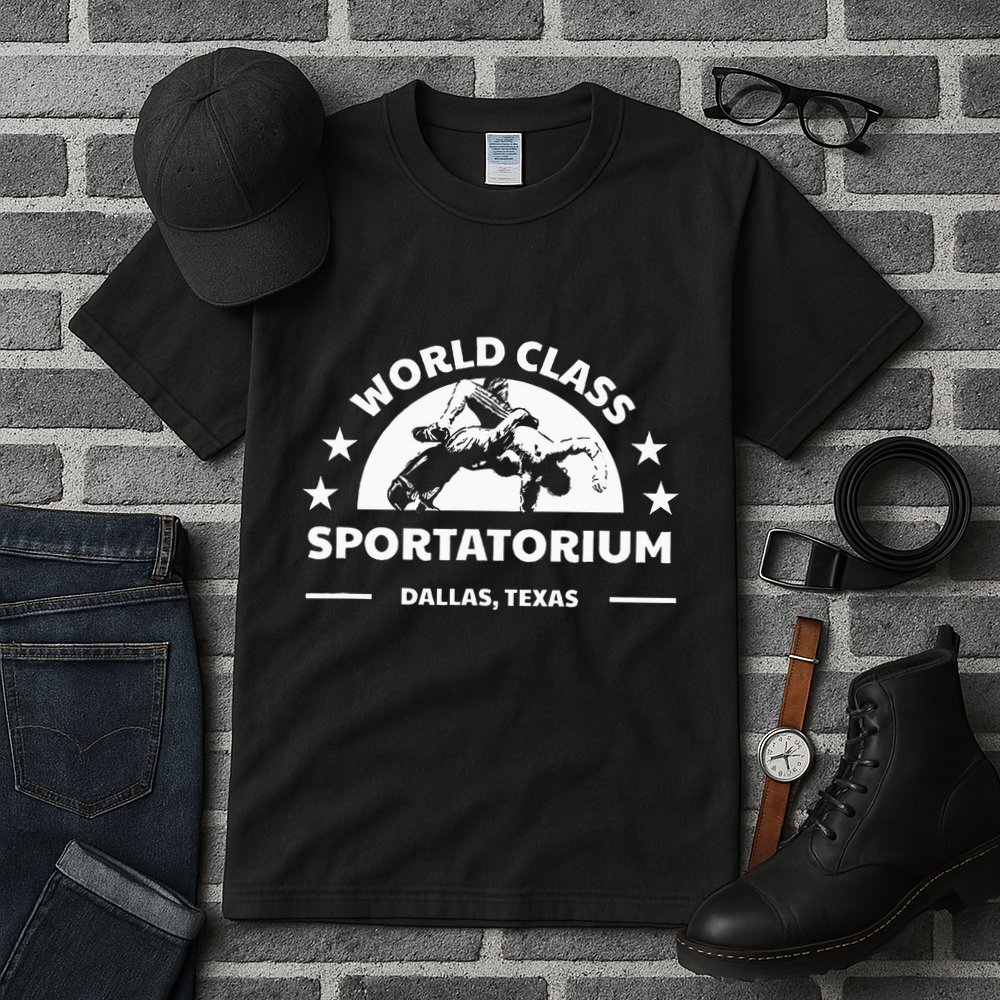 Dallas Tx Texas Wrestling World Class Sportatorium Tall T-Shirt