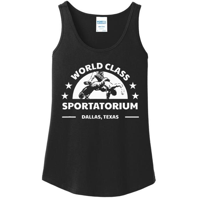 Dallas Tx Texas Wrestling World Class Sportatorium Ladies Essential Tank