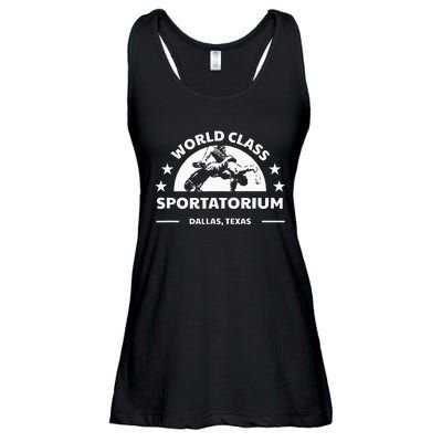 Dallas Tx Texas Wrestling World Class Sportatorium Ladies Essential Flowy Tank