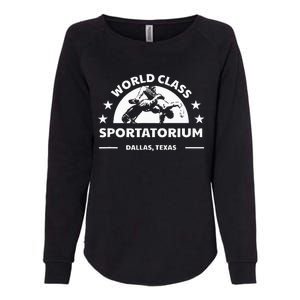 Dallas Tx Texas Wrestling World Class Sportatorium Womens California Wash Sweatshirt