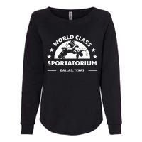 Dallas Tx Texas Wrestling World Class Sportatorium Womens California Wash Sweatshirt