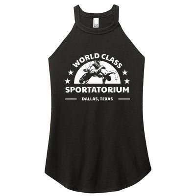 Dallas Tx Texas Wrestling World Class Sportatorium Women's Perfect Tri Rocker Tank