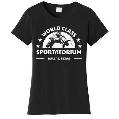 Dallas Tx Texas Wrestling World Class Sportatorium Women's T-Shirt