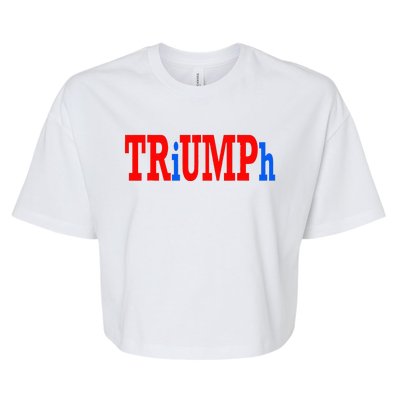 Donald Trump Triumph Bella+Canvas Jersey Crop Tee