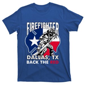 Dallas Tx Texas Emt Firefighter State Star Flag Cute Gift T-Shirt