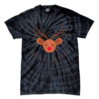 Double Tap To Boop My Nose Christmas Tie-Dye T-Shirt