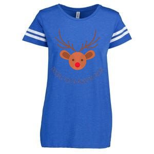 Double Tap To Boop My Nose Christmas Enza Ladies Jersey Football T-Shirt