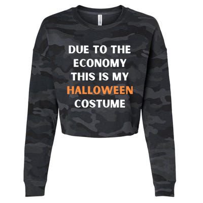 Due to the economy this is my halloween costume Cropped Pullover Crew