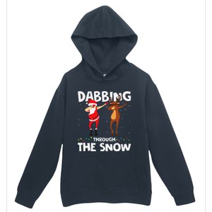 Dabbing Through The Snow Funny Santa Squad Fun Xmas Urban Pullover Hoodie