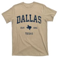 Dallas Texas Tx Vintage Athletic Sports T-Shirt