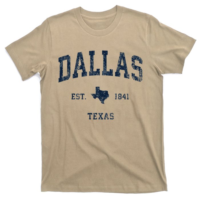 Dallas Texas Tx Vintage Athletic Sports T-Shirt