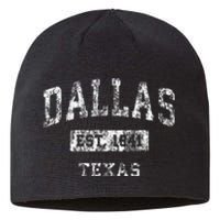 Dallas Texas Tx Vintage Established Sports Sustainable Beanie