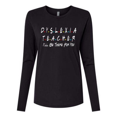 Dyslexia Teacher Therapist Unique Dyslexic Reading Therapy Womens Cotton Relaxed Long Sleeve T-Shirt