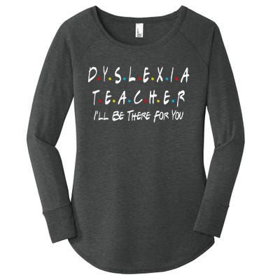 Dyslexia Teacher Therapist Unique Dyslexic Reading Therapy Women's Perfect Tri Tunic Long Sleeve Shirt