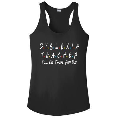 Dyslexia Teacher Therapist Unique Dyslexic Reading Therapy Ladies PosiCharge Competitor Racerback Tank