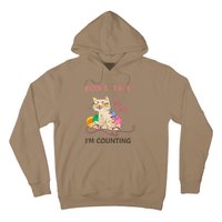 DonT Talk To Me IM Counting Funny Crochet Cat Lover Hoodie