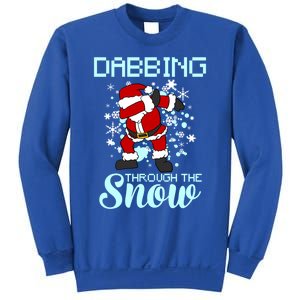 Dabbing Through The Snow Funny Santa Dab Christmas Lover Gift Sweatshirt