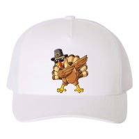 Dabbing Turkey Thanksgiving Day Pilgrim Funny Dab Yupoong Adult 5-Panel Trucker Hat