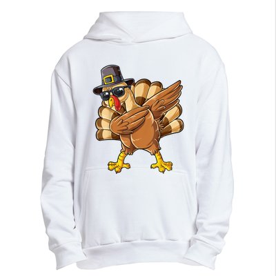 Dabbing Turkey Thanksgiving Day Pilgrim Funny Dab Urban Pullover Hoodie