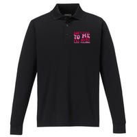 Dont Talk To Me Ill Hurt Your Feelings Performance Long Sleeve Polo