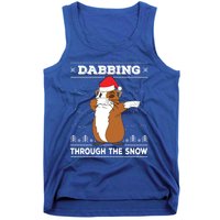 Dabbing Through The Snow Guinea Pig Ugly Christmas Sweater Cool Gift Tank Top