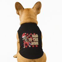 Dab To The Bone Funny Halloween Skeleton Doggie Tank
