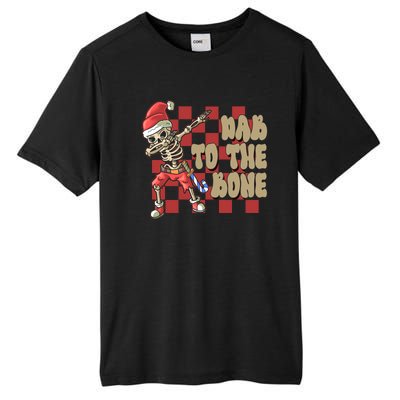 Dab To The Bone Funny Halloween Skeleton Tall Fusion ChromaSoft Performance T-Shirt