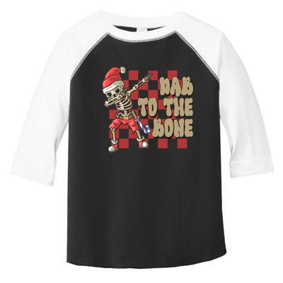 Dab To The Bone Funny Halloween Skeleton Toddler Fine Jersey T-Shirt