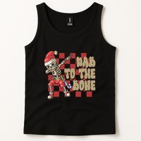 Dab To The Bone Funny Halloween Skeleton Tank Top