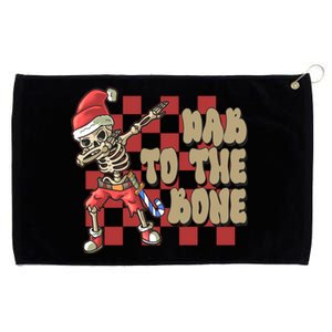 Dab To The Bone Funny Halloween Skeleton Grommeted Golf Towel