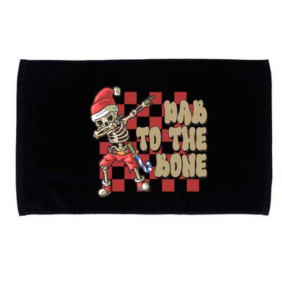 Dab To The Bone Funny Halloween Skeleton Microfiber Hand Towel