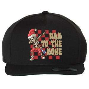 Dab To The Bone Funny Halloween Skeleton Wool Snapback Cap