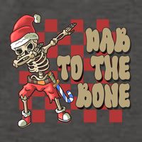Dab To The Bone Funny Halloween Skeleton Vector Backpack