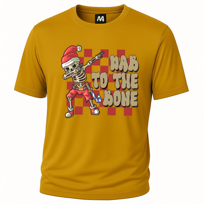 Dab To The Bone Funny Halloween Skeleton Performance Shirt