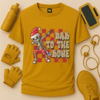 Dab To The Bone Funny Halloween Skeleton Performance Shirt