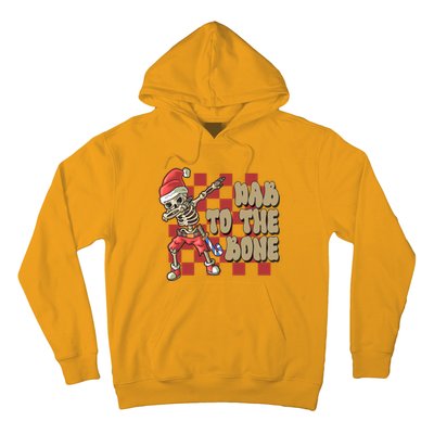 Dab To The Bone Funny Halloween Skeleton Hoodie