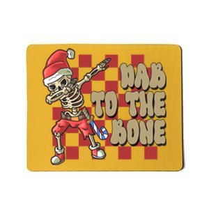 Dab To The Bone Funny Halloween Skeleton Mousepad