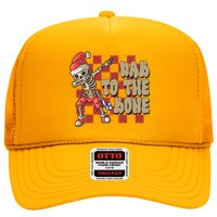 Dab To The Bone Funny Halloween Skeleton Trucker Hat